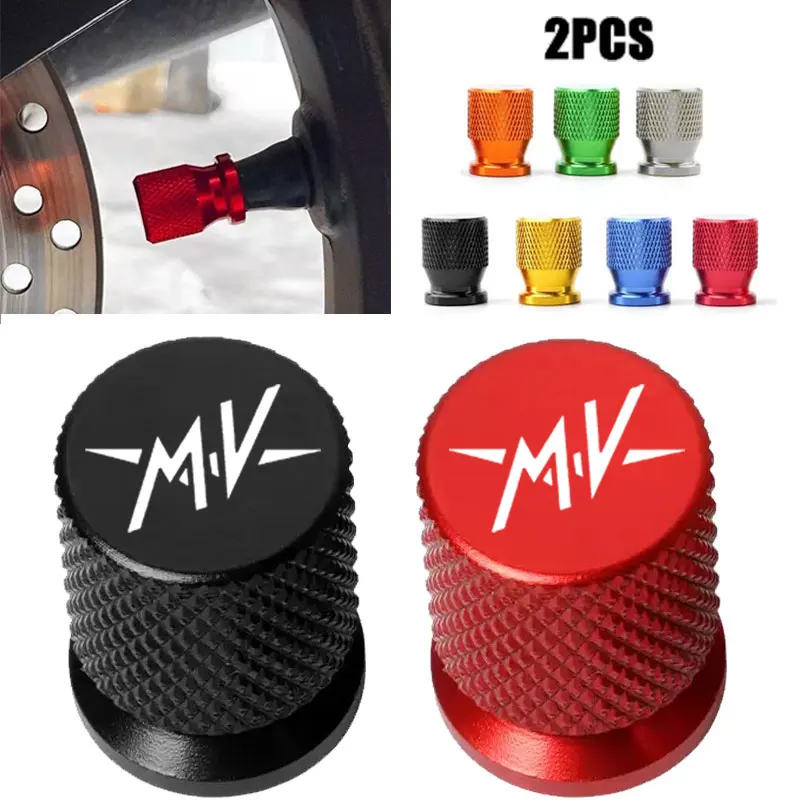 

2PCS Motorcycle Accessories Tire Valve Caps For MV Agusta F3 675 800 Brutale 800 1000 Turismo Veloce RC