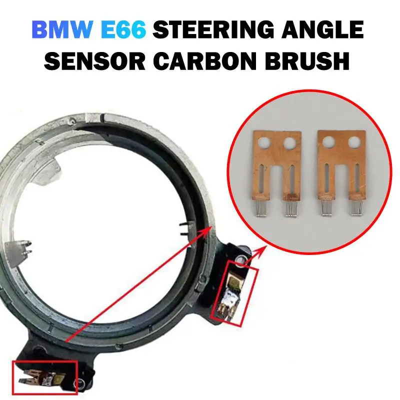 2Pcs For E65 E66 E60 730 740 530 7 Series Steering Column Switch Angle Sensor Contact Brush Repair Replacement Parts
