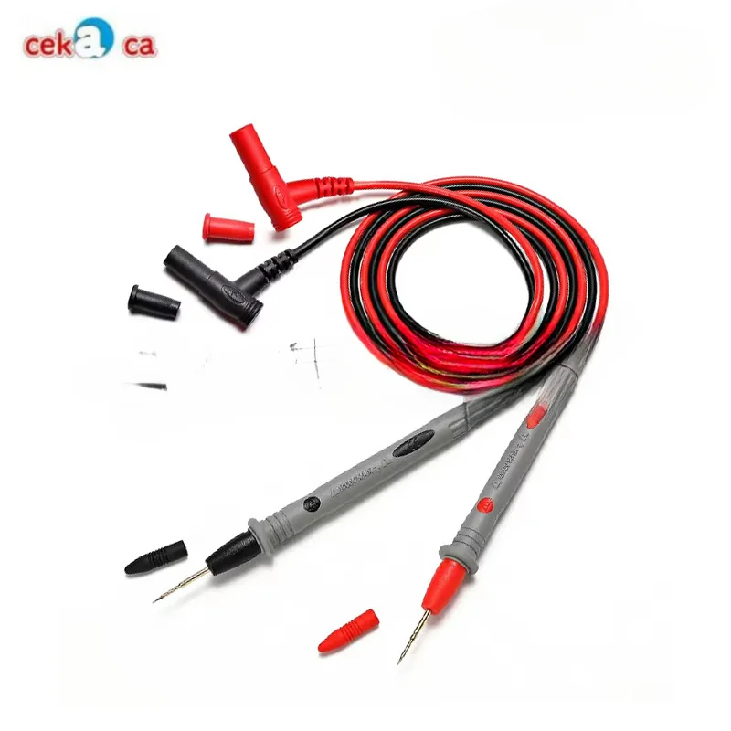 

Multimeter Leads 1000v 10A/20A Two-color Soft Silicone Lead Fine Pointed Tip Leads