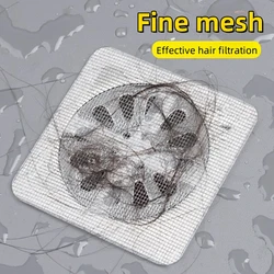 Disposable Shower Drain Hair Receiver Mesh Shower Drain Cover Floor Sink Strainer Strainer Hair Stopper Bathroom Kitchen Use