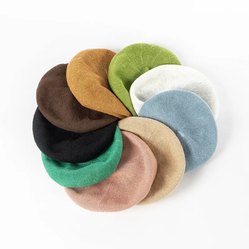 6-pieces-de-berets-champignon-a-bord-profond-pour-femmes-chapeau-de-peintre-en-lin-tricote-pour-l'ete-chapeau-respirant-et-tendance-pour-le-style-en-exterieur