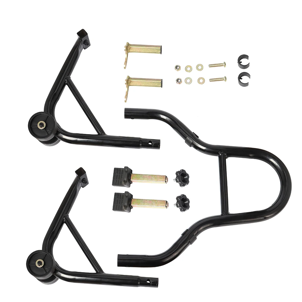 오토바이 풀 세트 앞바퀴 및 뒷바퀴 지지대 휠 스탠드 자동차 휠 지지 프레임 타이어 수리 도구 2026