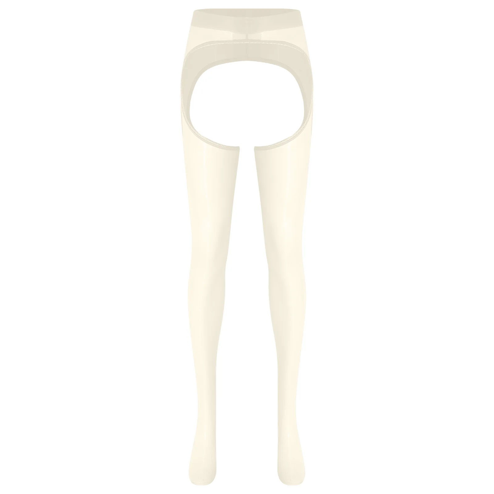 جوارب نسائية رفيعة للغاية بدون أكمام مفتوحة المؤخرة جوارب طويلة مثيرة غير قابلة للإزالة للملابس الداخلية ملابس نوم مغرية #4