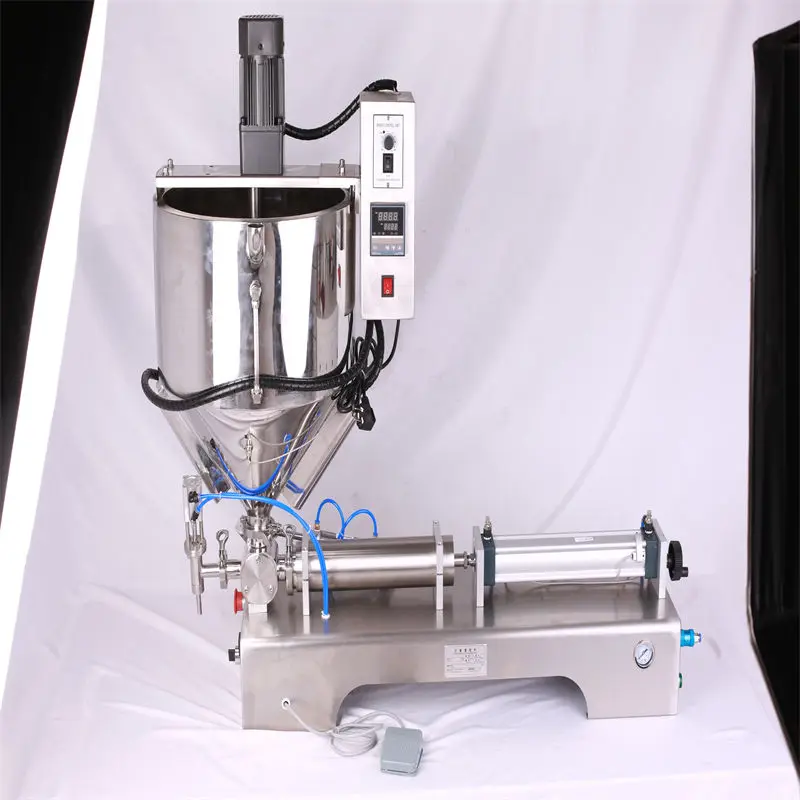 Hot Selling Quality Heating And Stirring Filling Range 5-100Ml Paste Filling Machines Wine Bottle Water Cream Filling Machine