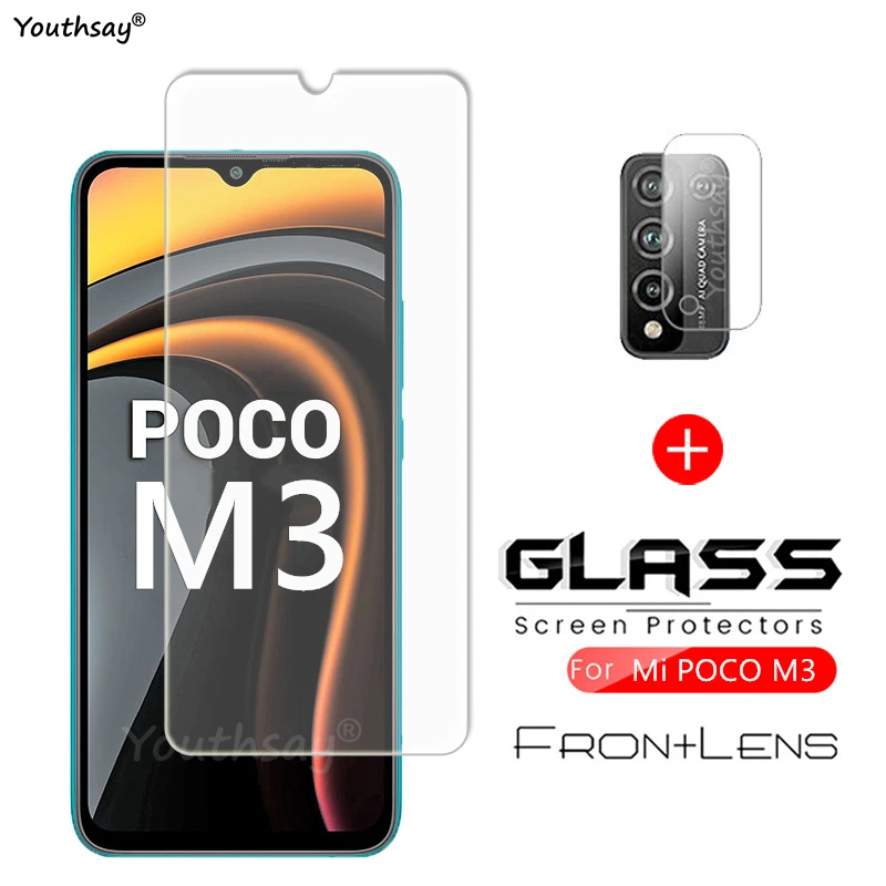 For Xiaomi POCO M3 Pro Glass POCO M3 Glass Screen Camera Protector for Xiaomi POCO M3 Pro F3 X3 Pro NFC Tempered Glass