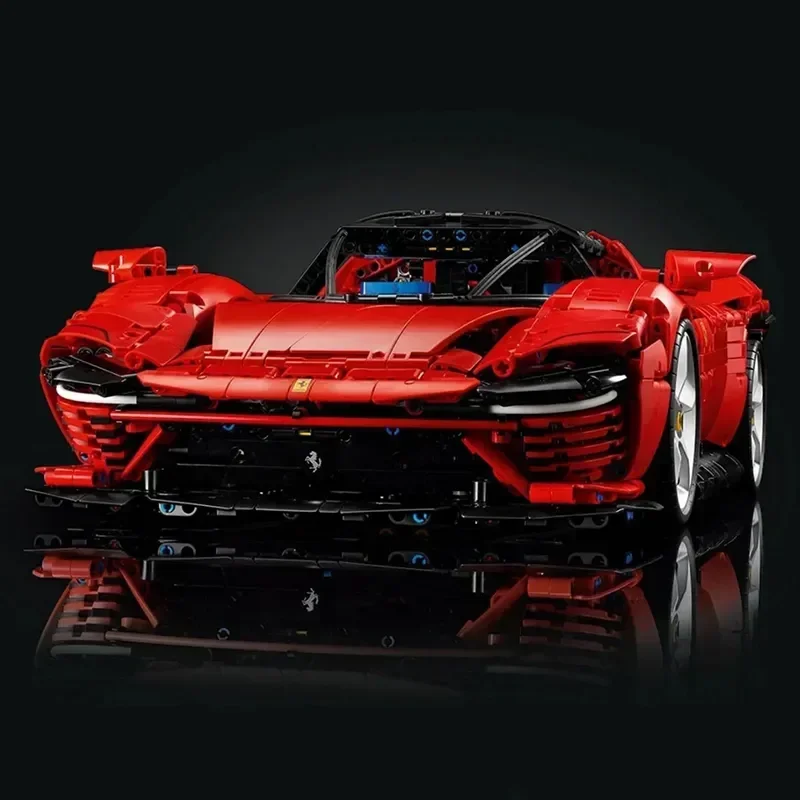 3778 قطعة التقنية صالح السوبر سيارة فيراريد بنة الطوب سيارة رياضية مركبة Hypercar تجميع نموذج ألعاب مكعبات للأطفال البالغين