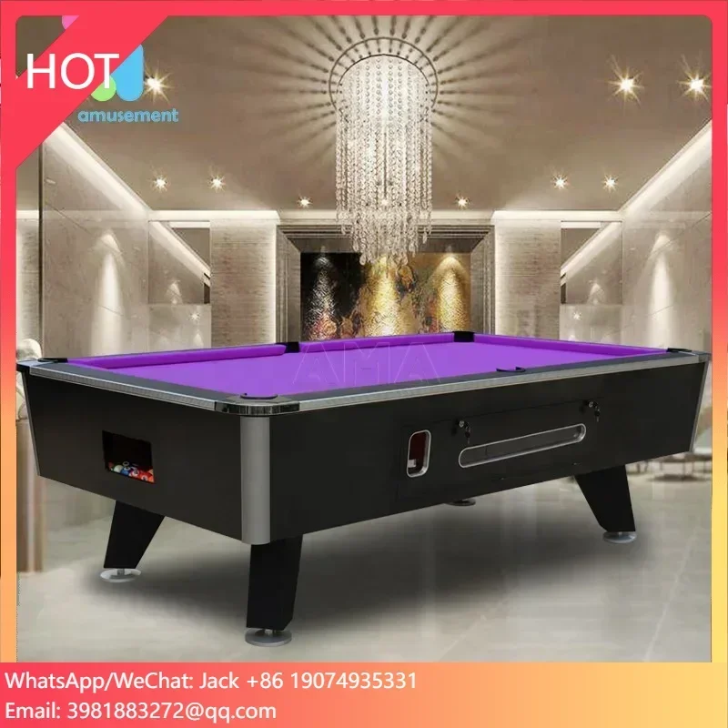 Coin-operated Billiard Table Coin Operated Pool Table American Black Eight Commercial Multifunctional