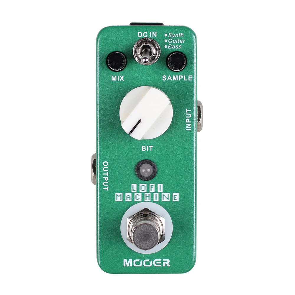 MOOER Lofi Machine Sample Reducing Guitar Effect Pedal Wide Range Sampling Rate/Depth Reducing Pedal Metal Shell True Bypass