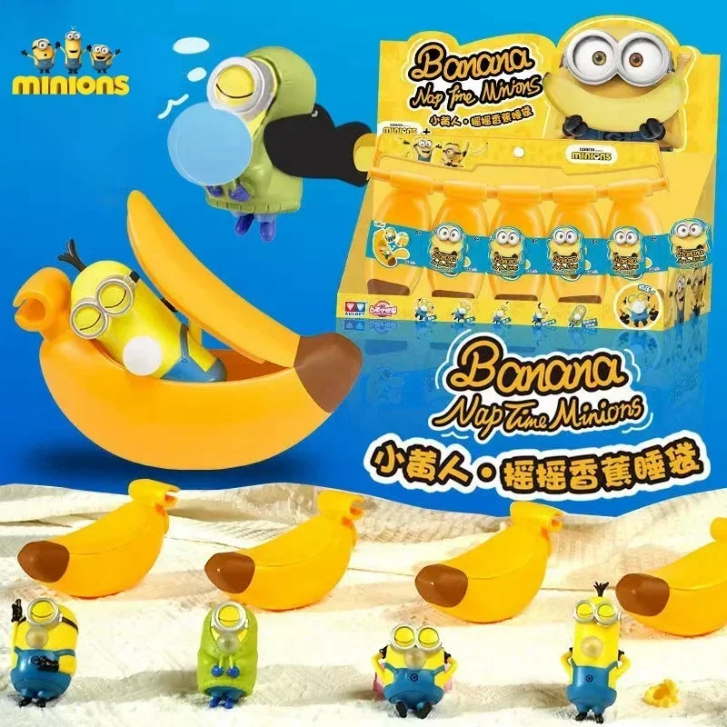 

Подлинная глухая коробка с миньонами, банановый спальный мешок, серия кукол, медленный отскок, декомпрессионная игрушка, креативный кулон, подарок-сюрприз