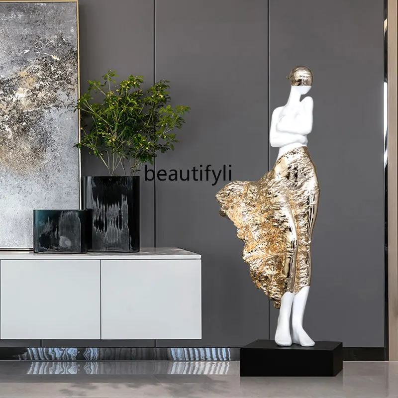 

Abstract Ornament Floor Sculpture Hotel Living Room Art Figure Body Training Institution Decoration