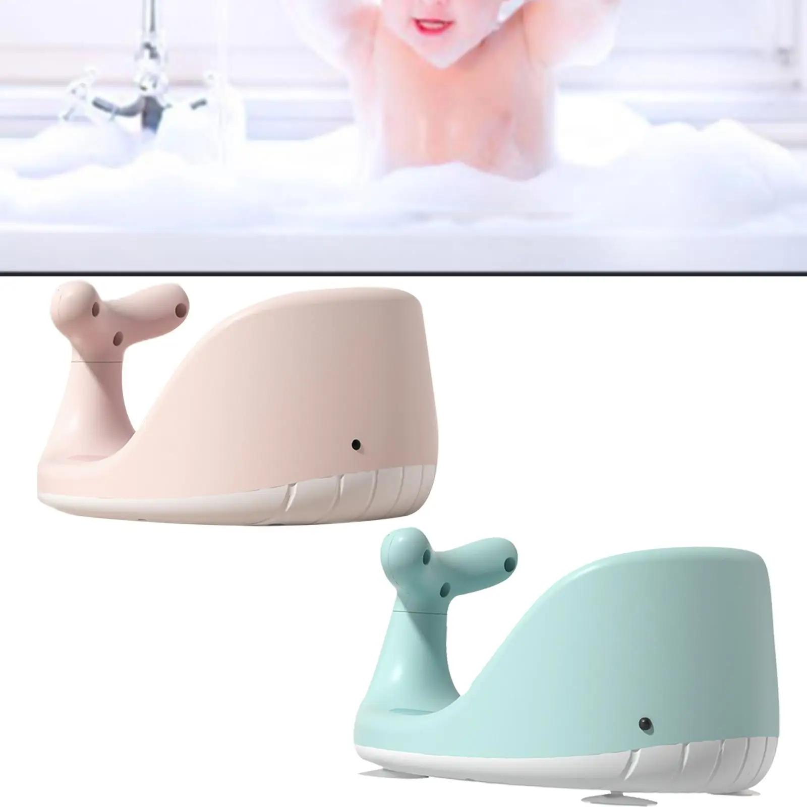 

Baby Suction Cup Bath Seat Bath Tub Seat Sit up Bathing Bathtub Chair for infant Bathing