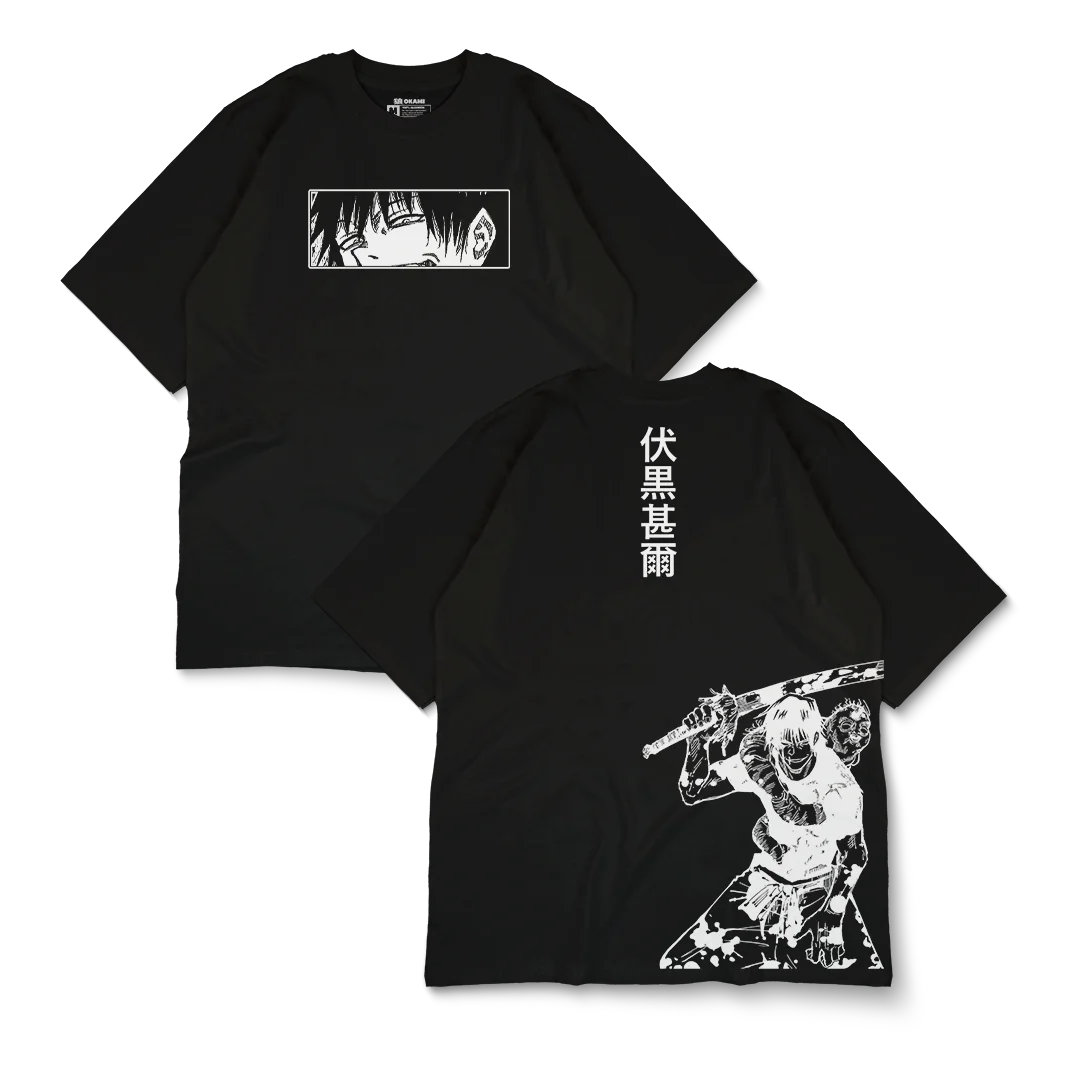 

JJK Toji Gun Print T-Shirt Women Men Japanese Anime Mang Graphic Oversized Y2k Short Sleeve Heavy Cotton Tee Female Male Clothes