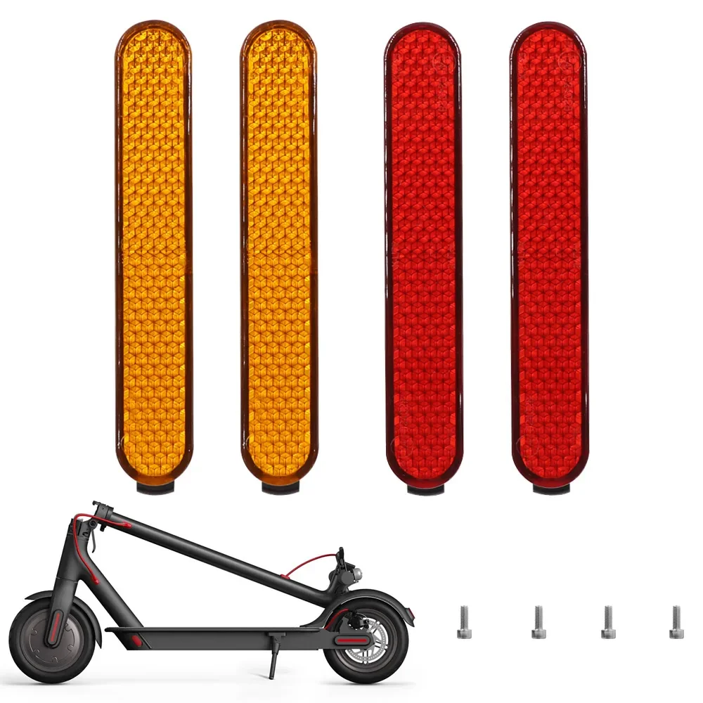 Electric Scooter Reflective Protect Shell for Xiaomi M365 PRO/PRO 2/1S /Mi3 Scooter Rear Back Safety Wheel Hub Decoration Shells