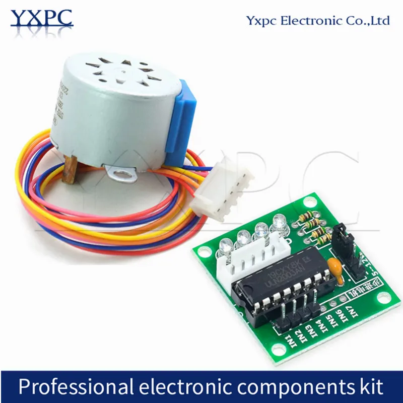 1set 28BYJ-48 5V 12V Stepper Motor + ULN2003 Driver Board Suitable for Arduino Driver Test Module Stepper Motors DIY Kit
