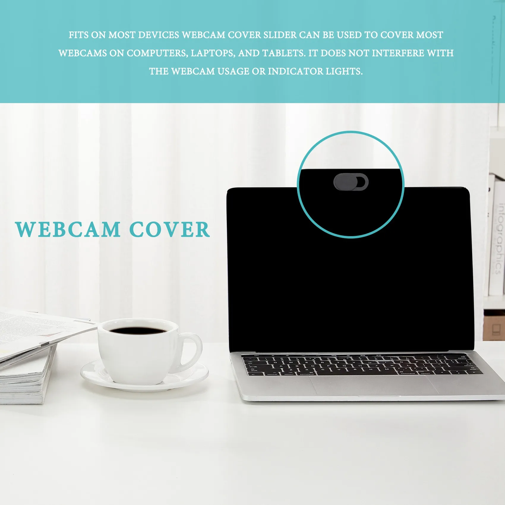 6 Pack Webcam Cover Slide Privacy Protection Ultra Thin Laptop Camera Cover For Computer MacBook Pro Smartphone