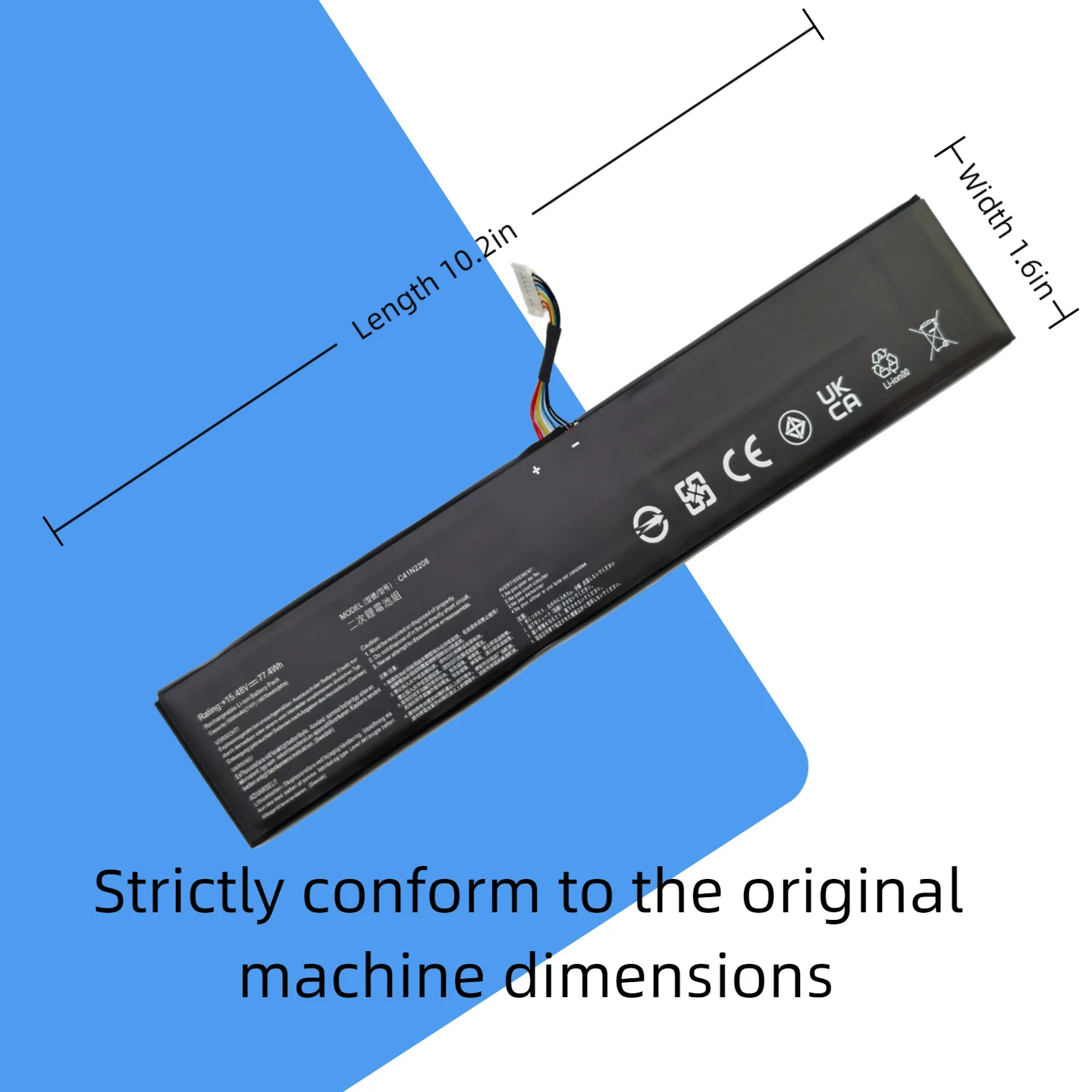 C41N2208 Laptop Battery For ASUS ROG ALLY Gaming Handheld series of RC71L/PC71L Free Tool + 24M Warranty