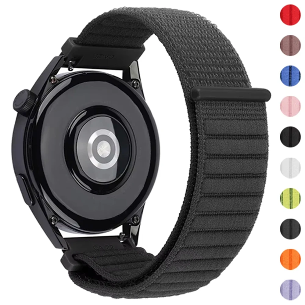 

20mm 22mm Nylon Loop Strap For Garmin Forerunner 570/965/165/265/255 band For Venu 3/2/Vivoactive 4/5/6 Bracelet Venu Watchband