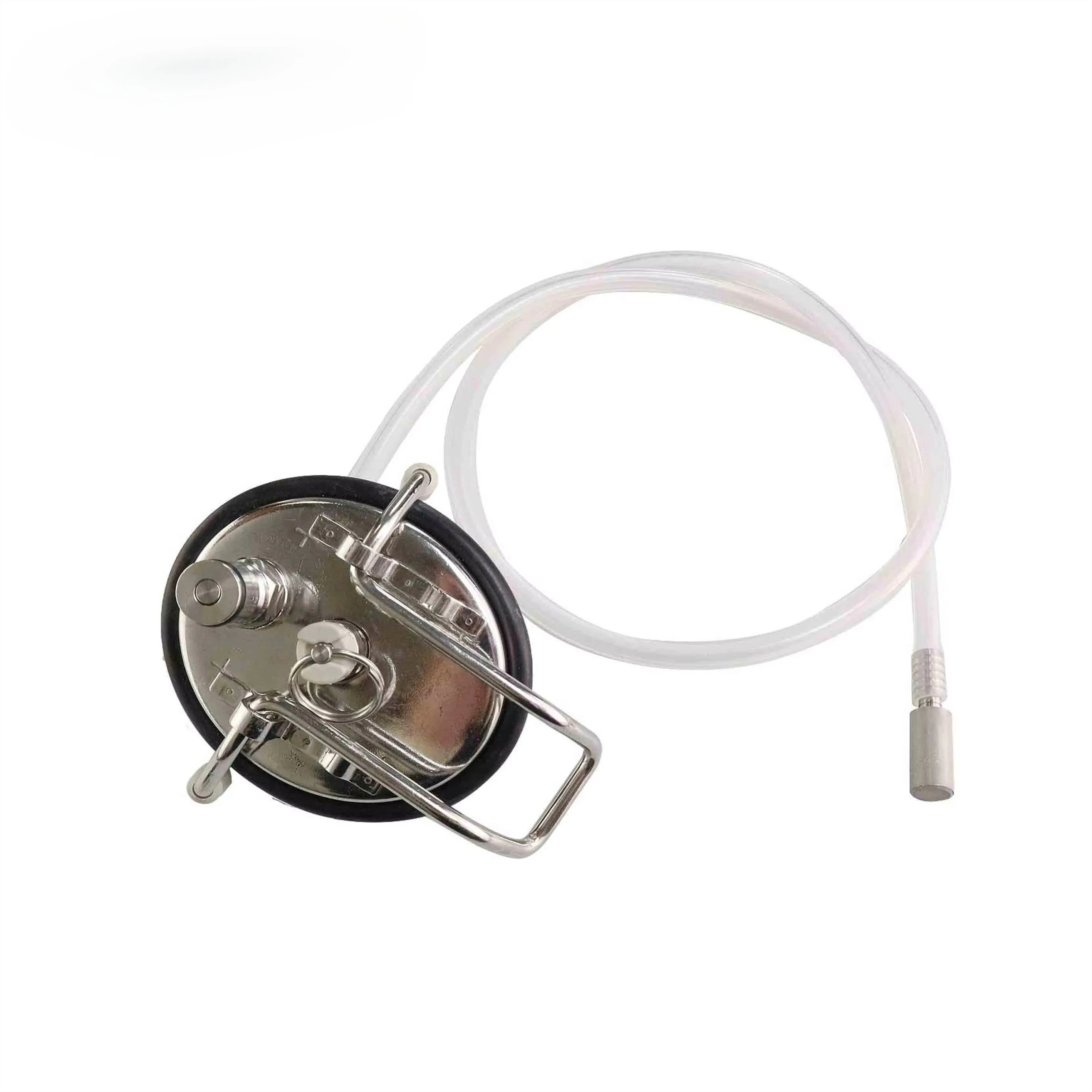 

Cornelius Keg Carbonation Lid New Replacement Corny Keg (Soda Keg) Lid Stainless Steel Beer Lid with SS Pressure Relief