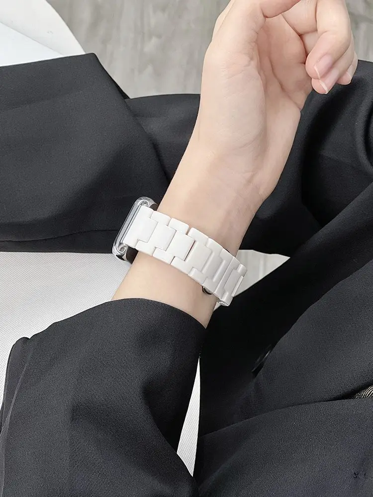 Ceramiczne paski do zegarków z serii ceramicznej do opasek Xiaomi Band 10pro 9pro 8pro NFC i zamiennych pasków do zegarków Redmi Watch 6 5 4 — zdjęcie produktu 5
