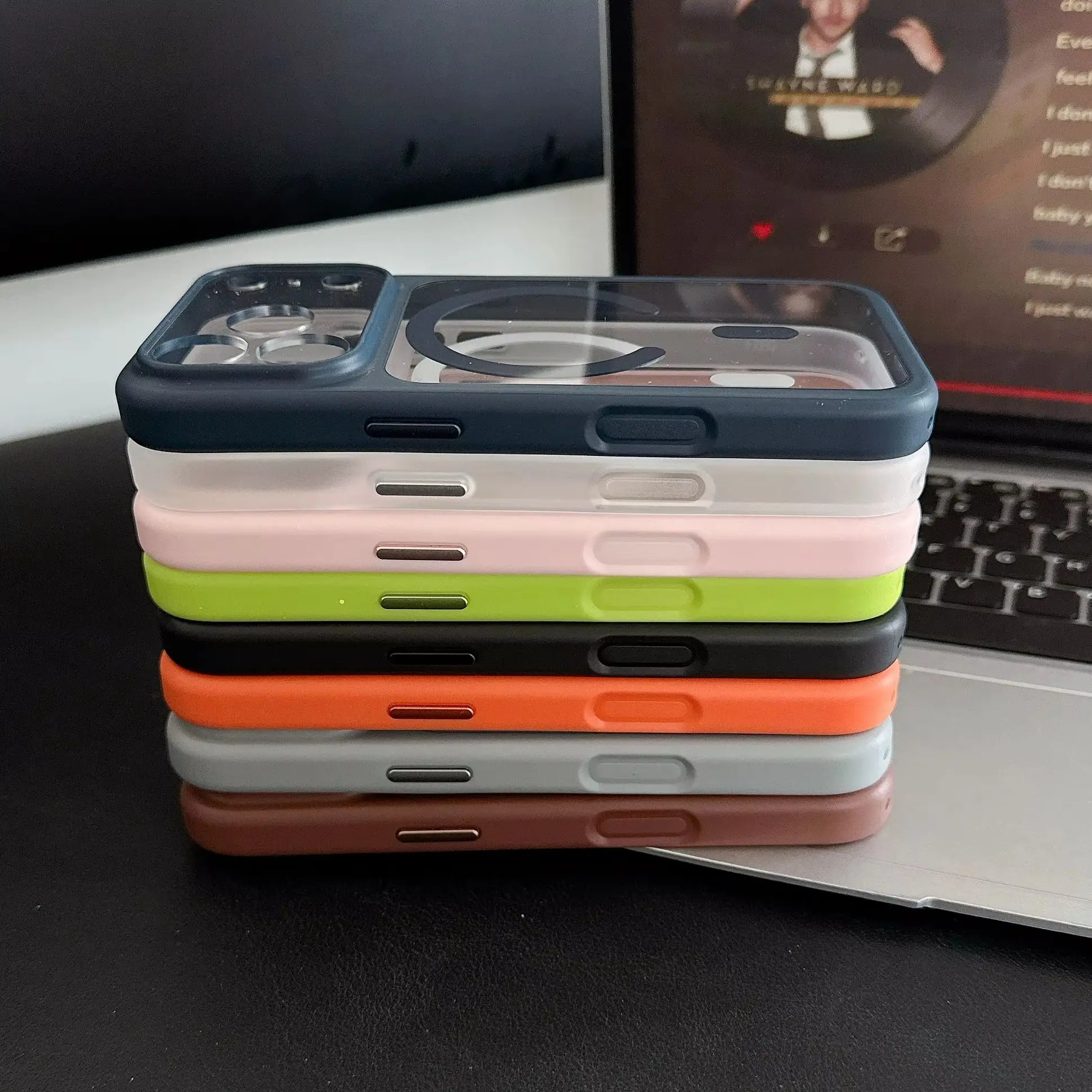 Für MagSafe Transparente Acryl – Phone Cases With Camera Cover Bewertung und Preis