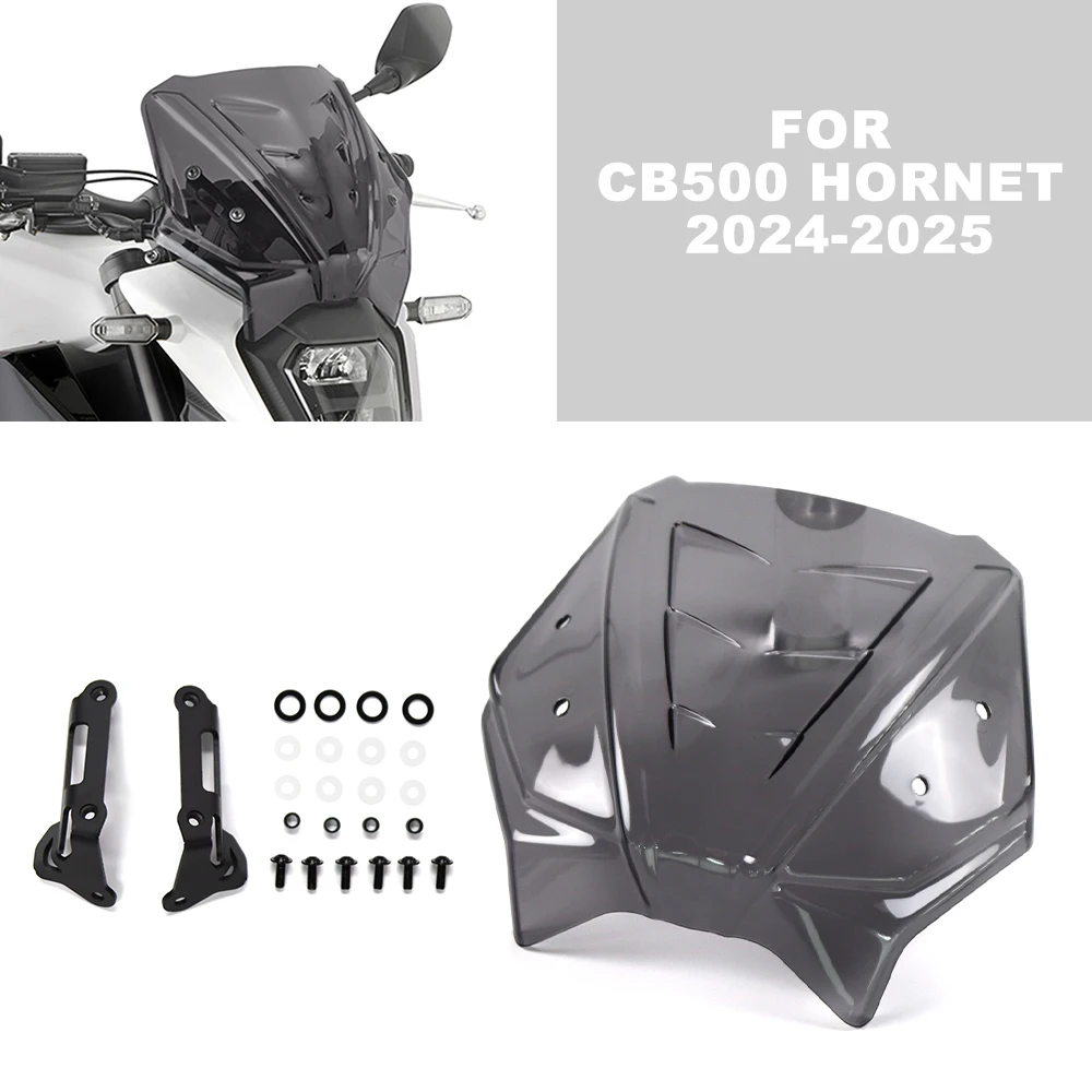 

Motorcycle Windscreen FOR HONDA CB500 CB 500 HORNET 2024- 2026 Windshield Wind Deflector Front Fairing ﻿Wind Guard Accessories