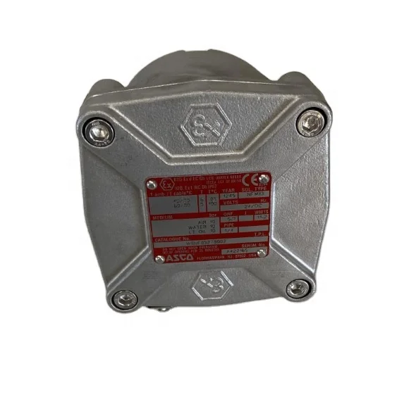 

Новый взрывозащищенный электромагнитный клапан WSNF8327B302 Клапаны управления высоким расходом серии ASCO 327 используются в генерации энергии, очистке масла