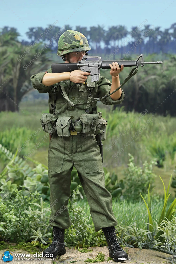 Vendas quentes id v80174 1/6 brinquedos colecionáveis exército dos estados unidos soldado da guerra do vietnã conjunto completo 12 ''figura de ação modelo fãs presentes