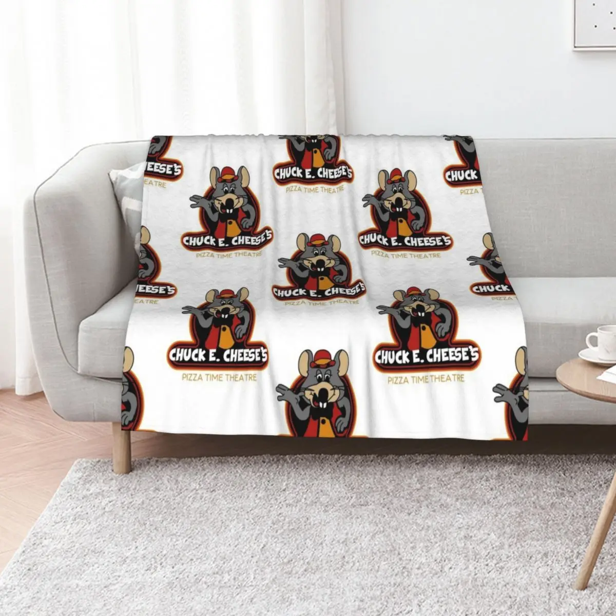 

Chuck E. Cheese_s Throw Blanket Soft Blankets For Bed Sofa Nap Blankets