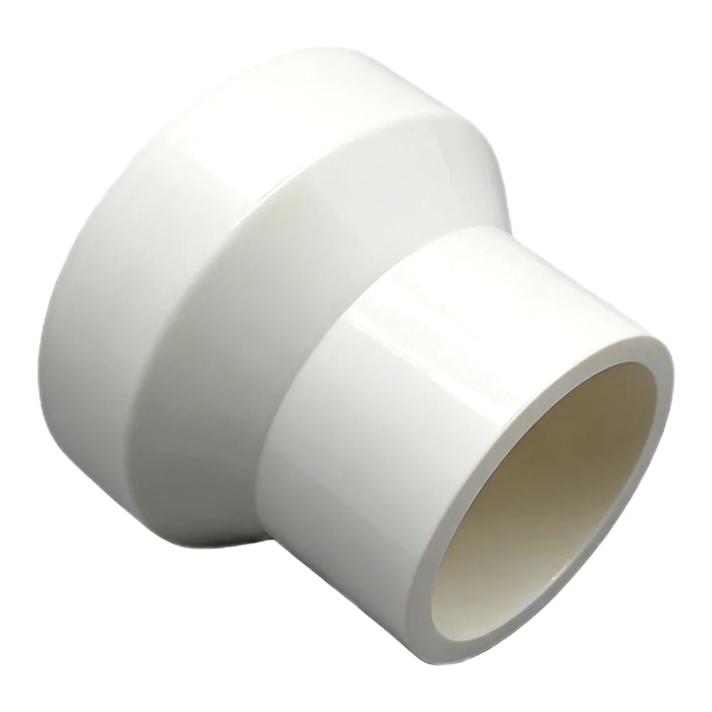 100200mm PVC Reducer Connector for Air Ducts Round Pipe Ventilation Fitting Easy Installation and Long Lasting