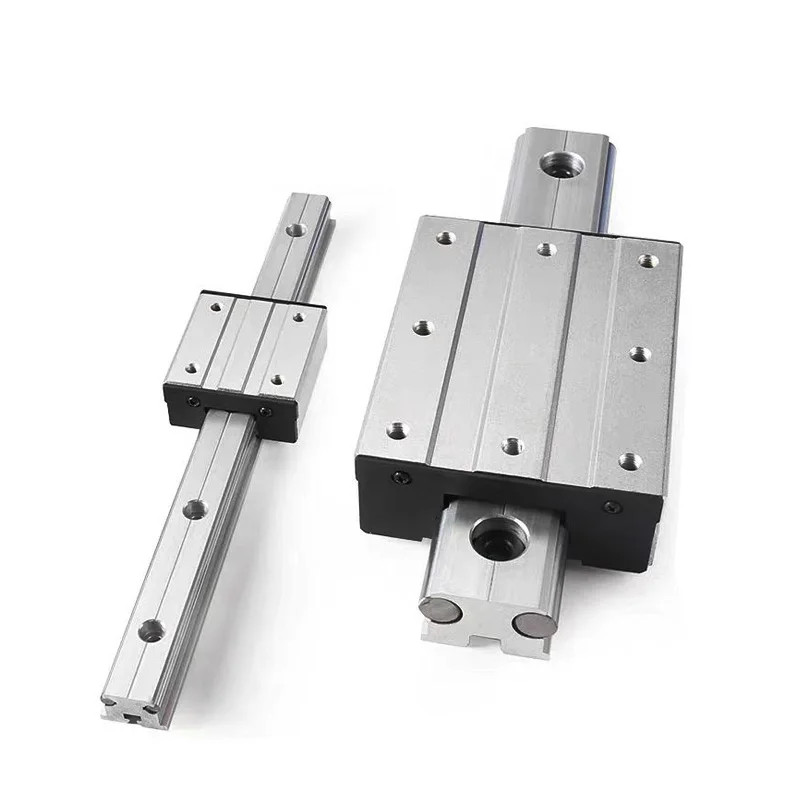 LGD Dual-axis Linear Guide Rail LGD8+Linear Slider LGD8-4Wheels/LGD8-6Wheels Slide Rail for 3D Printer Shaft,1 Rail+1 Slider