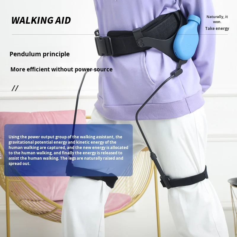Elderly Stroke Hemiplegia Exoskeleton Lower Limb Walking Aid Rehabilitation Training Equipment for Baby's Leg-Lifting Walking