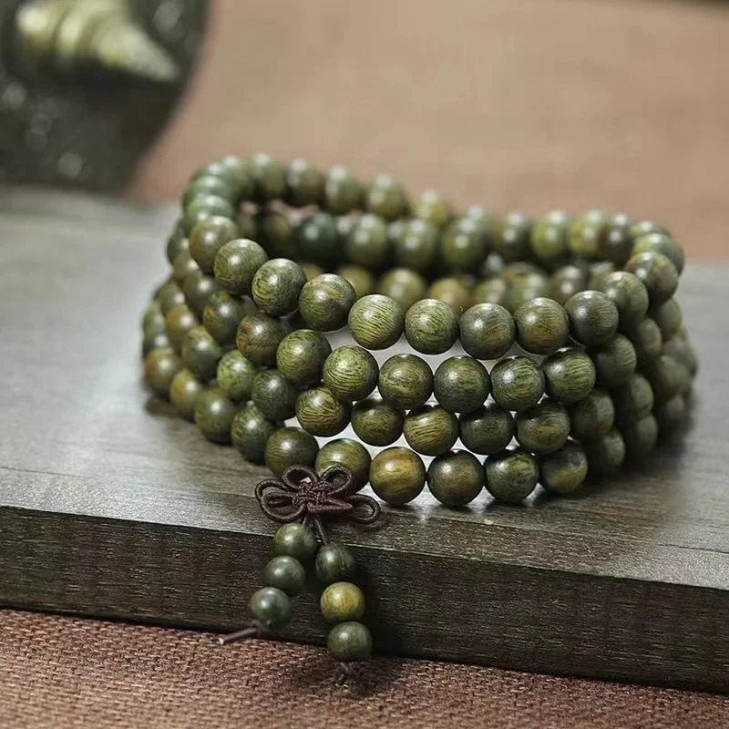 Genuine Goods Authentic Guajacwood Sandalwood Argentina Older Material Made Prayer Beads Bracelet Men Amusement Article