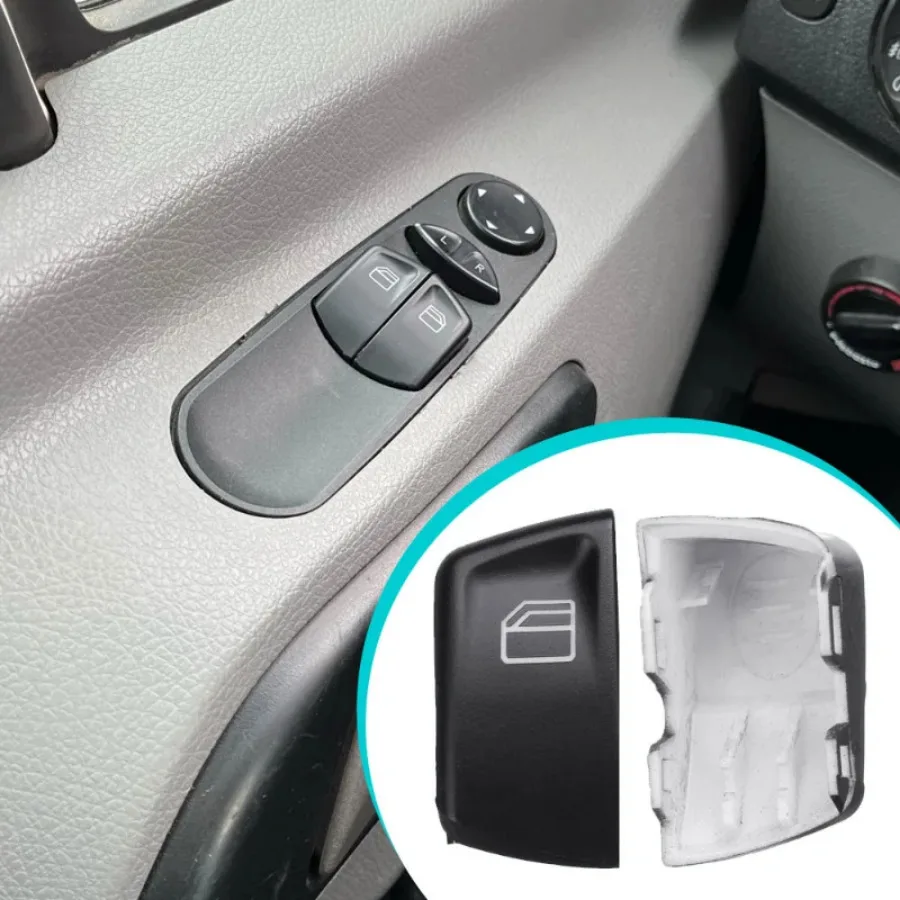 

2pcs Car Window Lifter Switch Button Cover Car Accessories for Sprinter 906 MK2 2005-2015 for -Benz Vito Viano W639 2003-2015