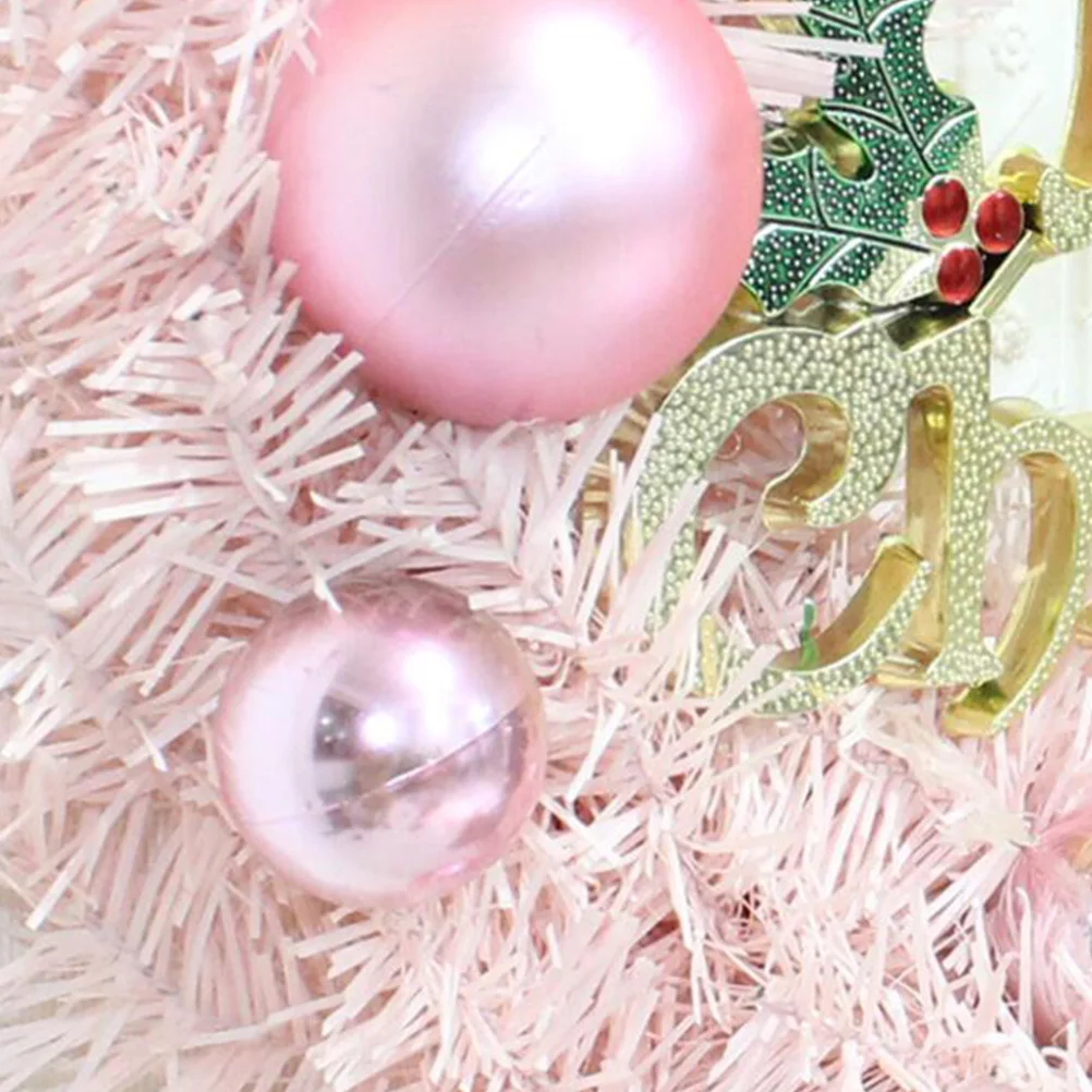 

1Pcs Wreath 30cm Hanging Decorative LED Lighted Xmas Door Wall Ornament for Home Store Cafe Christmas Wreath