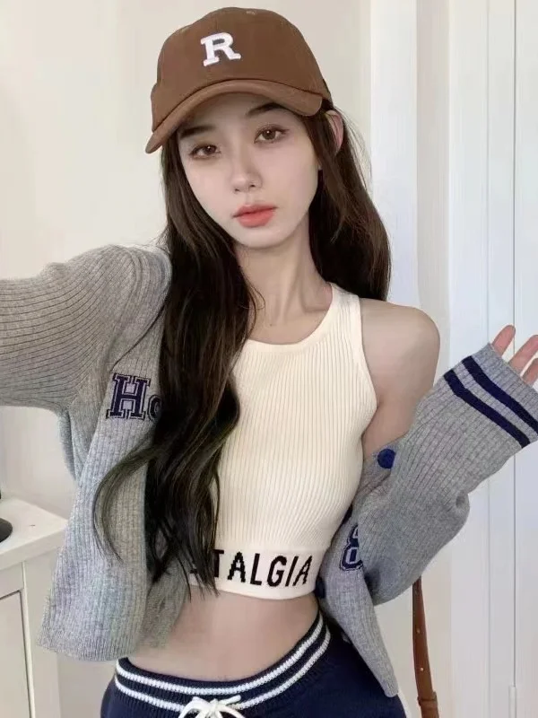 

Women's Knitted Open Cardigan ort Sle Long Sve Slim Fit Outerwear ey Autumn New Arrival Faion Commute Polyester Fiber