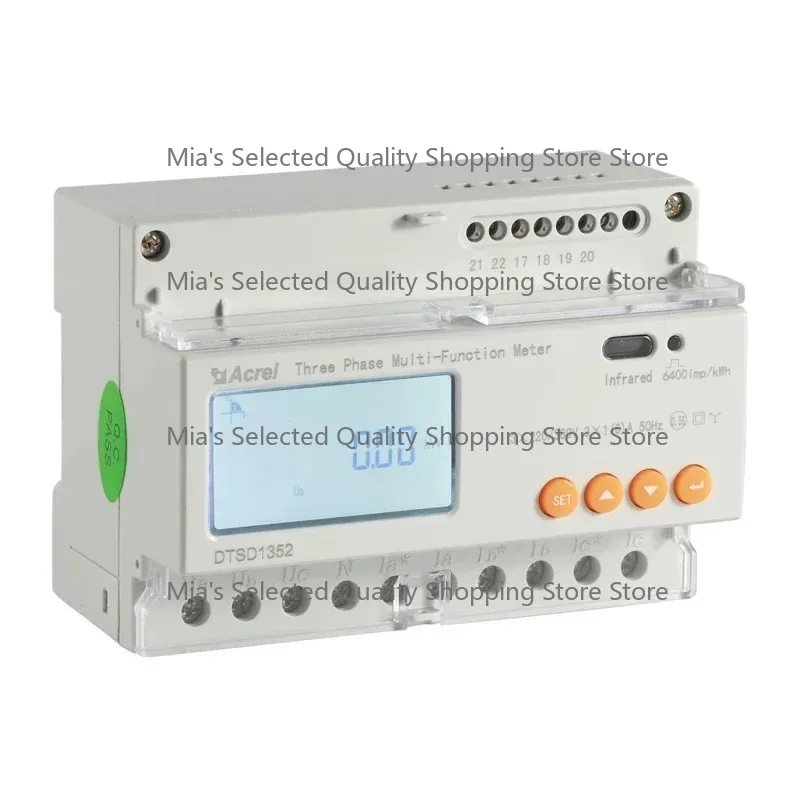 2025 New DTSD1352-C 3 Phase Energy Meter for Solar Inverters Zero Export Feature Energy Monitoring Device