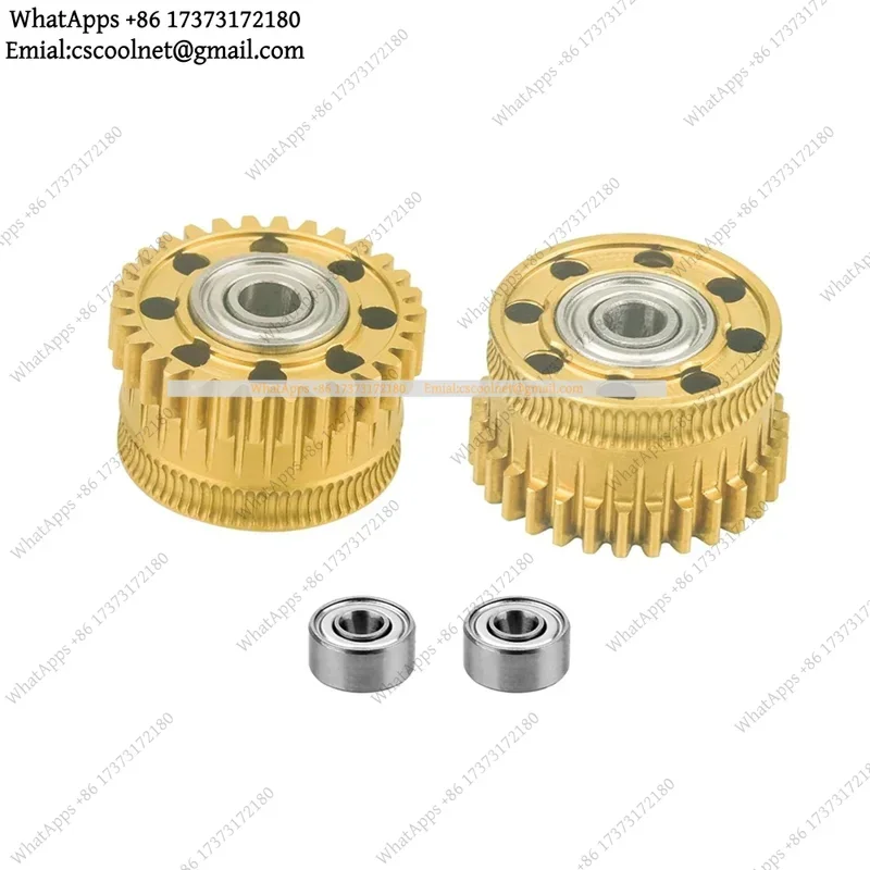 JS02 New Upgrade Extruder Gear Kit for K2 Plus 3D Printer Accessories Metal Filament Drive Gears Universal Parts Replacement