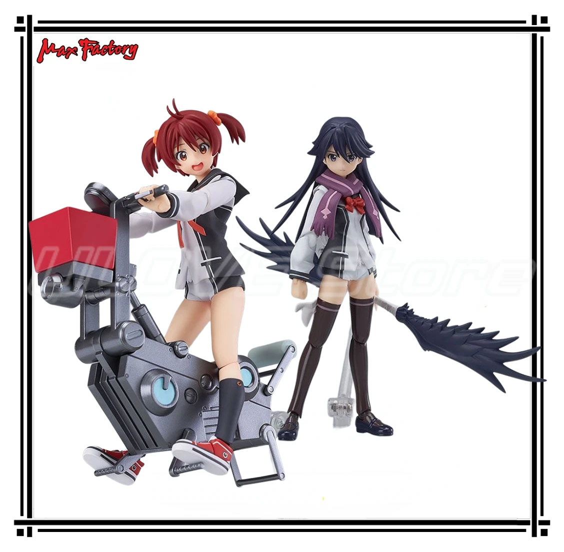 

Оригинальные Max Factory Figma Vividred Operation Akane/Black Riding Фигурки Аниме Фигурки Модели