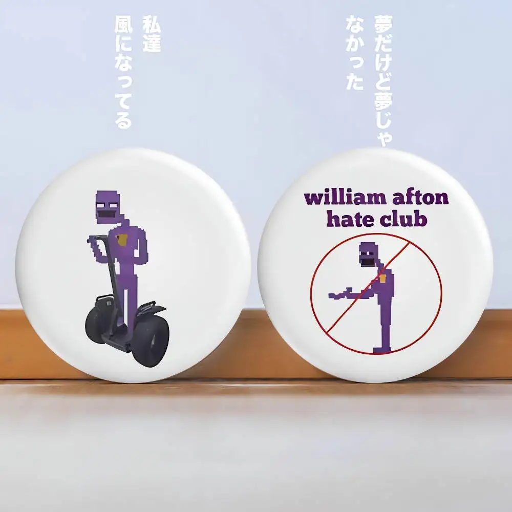 B-Butters Lolbit W-Williams Badges Tinplate Soft Button Pin Brooch Metal Badge Custom Jewelry Accessories Hat Bag Lapel