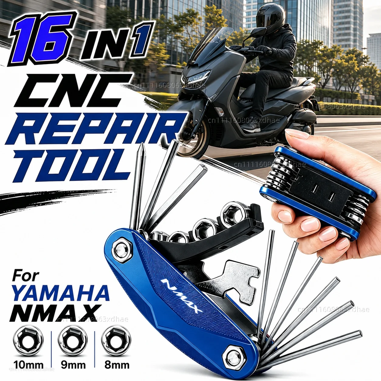 

For YAMAHA NMAX125 NMAX150 NMAX155 NMAX160 NMAX 125 150 155 160 Motorcycle Tool Repair Kit Multifunctional Screwdriver Wrench