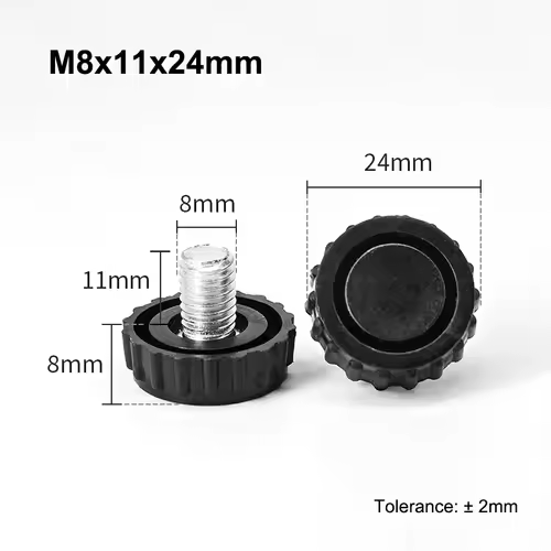M6 M8 Leveling Foot Screw On Type PP Plastic Furniture Table Chair Sofa Leg Anti-slip Feet Adjustable Leveler Base Bolt Pad - Image 37