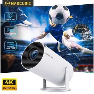 Magcubic Projector HY300 PRO 4K Android 11 Dual Wifi6 290ANSI Allwinner H713 BT5.0 1080P 1280*720P Home Cinema Outdoor Projetor 10 best sales professional projector - №5