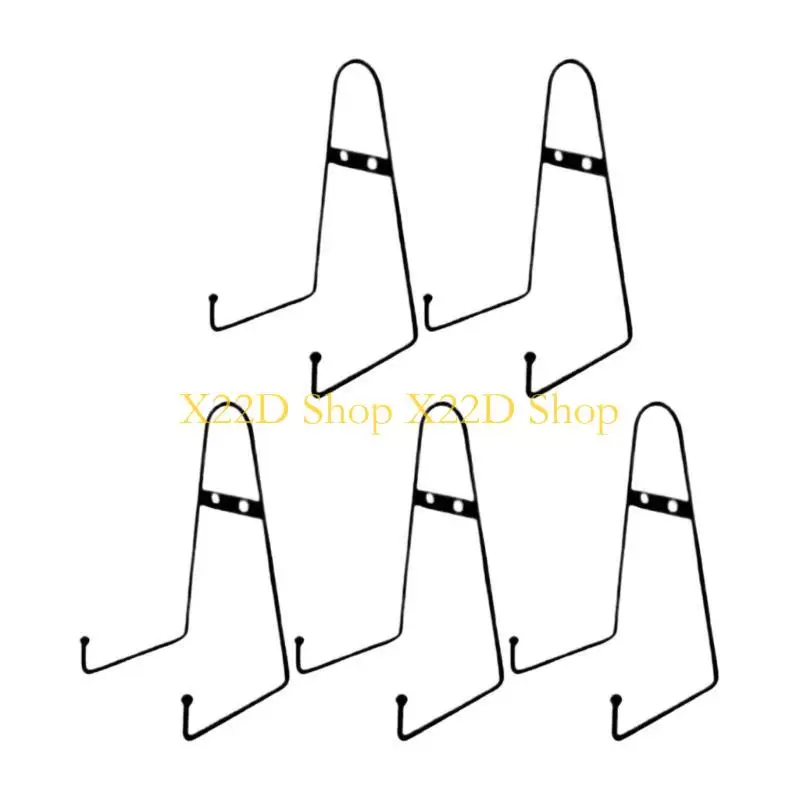 

X22D 5 шт. декоративная стойка для настольного или настенного художественного дисплея, металлическая вертикальная подставка для