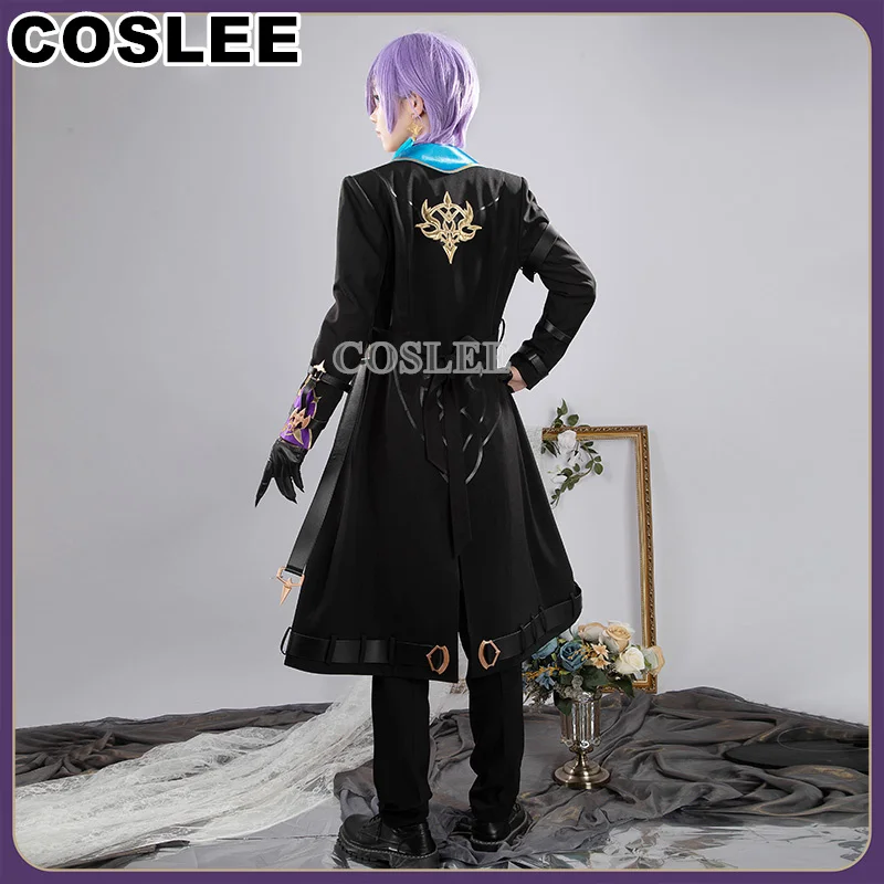 COSLEE Vtuber Sakaki Ness Cosplay Costume NIJISANJI 3skm Fashion Handsome Uniform Suit Halloween Party Outfit Men New