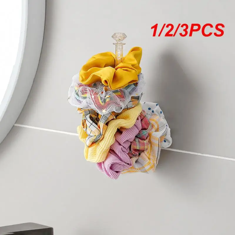 

1/2/3PCS Wall-Mounted Headband Holder Jewelry Hooks for Women Necklaces Bracelets Rubber Bands Storage Organizer Hanging