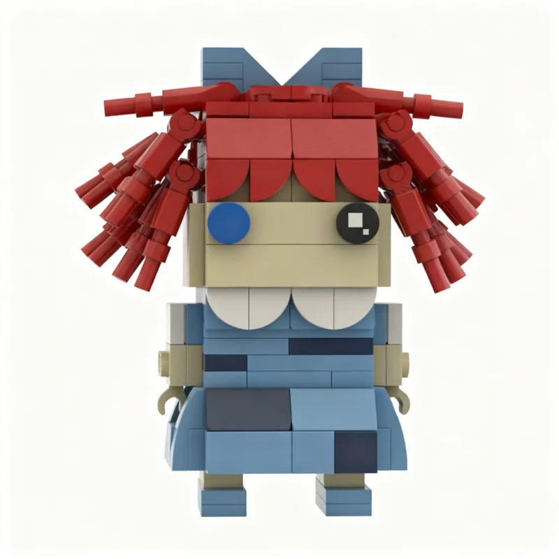 

213pcs MOC Brickheadz Ragatha The Amazing Digital Model Building Blocks Construction Idea Christmas Gifts Education Toy Brick