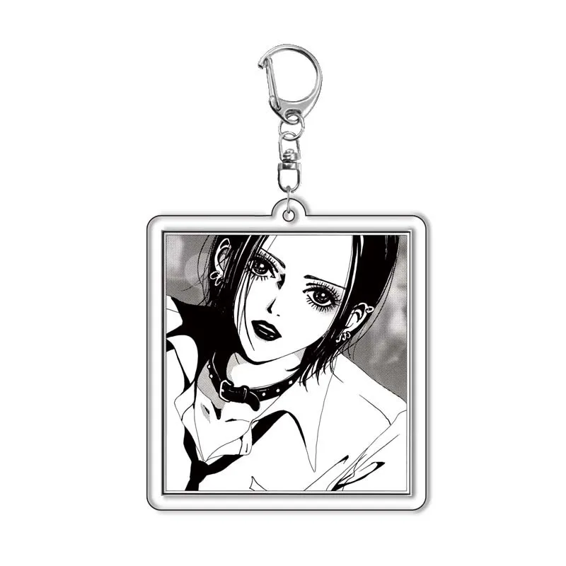 Llaveros Nana de 6CM para accesorios, bolso de Anime, colgante, llavero, anillo, joyería, regalos para fanáticos, amigos, pareja escolar, dibujos animados divertidos