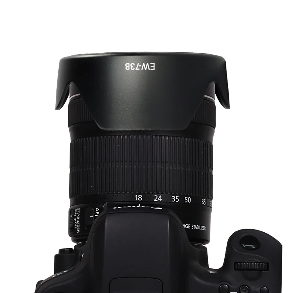 EW-73B EW73B EW 73B  Bayonet Flowe Lens Hood  for Canon EF-S 18-135mm f/3.5-5.6 IS STM Camera Lens Hood Cover Lens Protetor