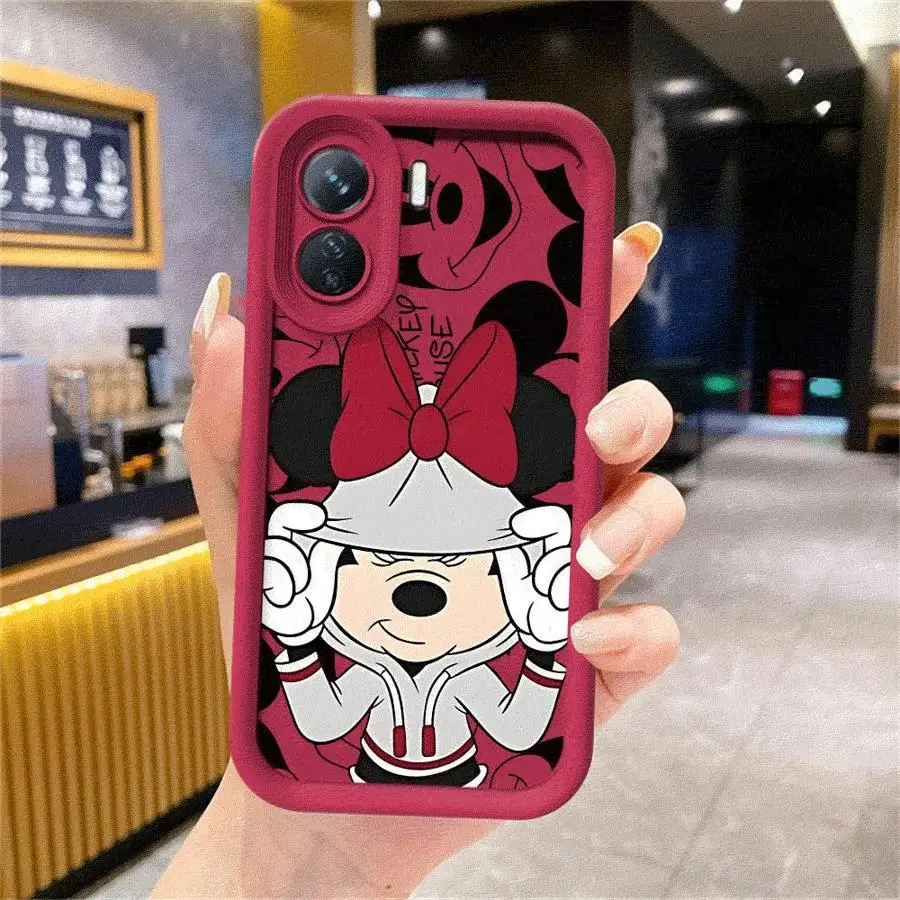 Disney Mickey Minnie Mouse Phone Case for Xiaomi Redmi Note 13 12 Pro 12S 12 9S 11S 11 Pro Plus 10 Pro 9 11 Pro 10 Lite Cover