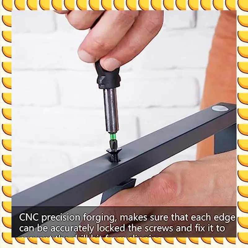 

BAAU 12 Pcs Magnetic Screwdriver Bit Set, S2 Alloy Steel Material Impact Screwdriver Bits, 1/4 Inch Hex Shanks (25-150Mm) Easy T